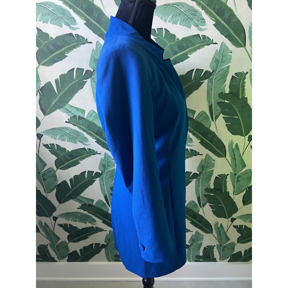 Zara Longline Blazer Women XS Blue - Picture 8 of 10